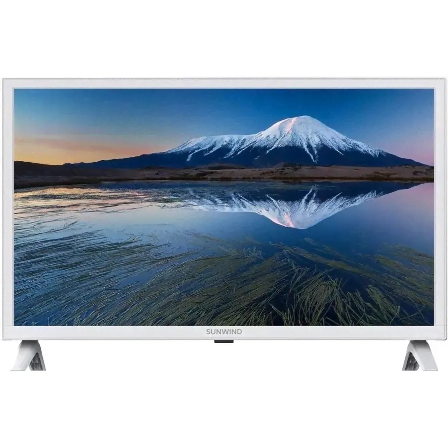 Телевизор 24" дюйма, Телевизор SunWind, Телевизор HD, Телевизор белого цвета отзывы