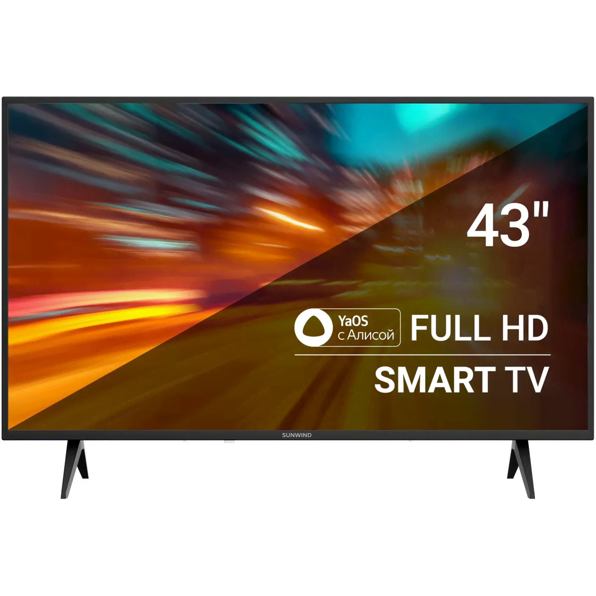 Телевизор SunWind 43" SUN-LED43XS301, черный