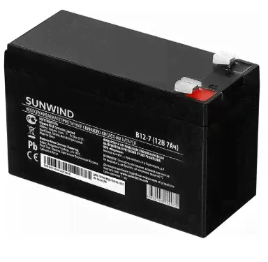 Аккумуляторная Батарея 12 В, 7.0Аh SunWind B12-7 12В 7Ач для ИБП и т.п.-0