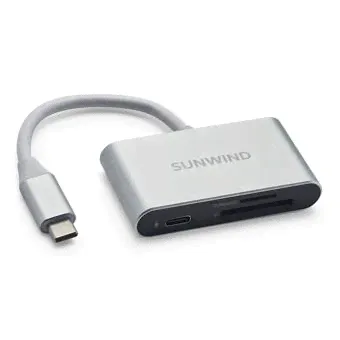 Картридер SunWind SW-CR051-S Silver-0