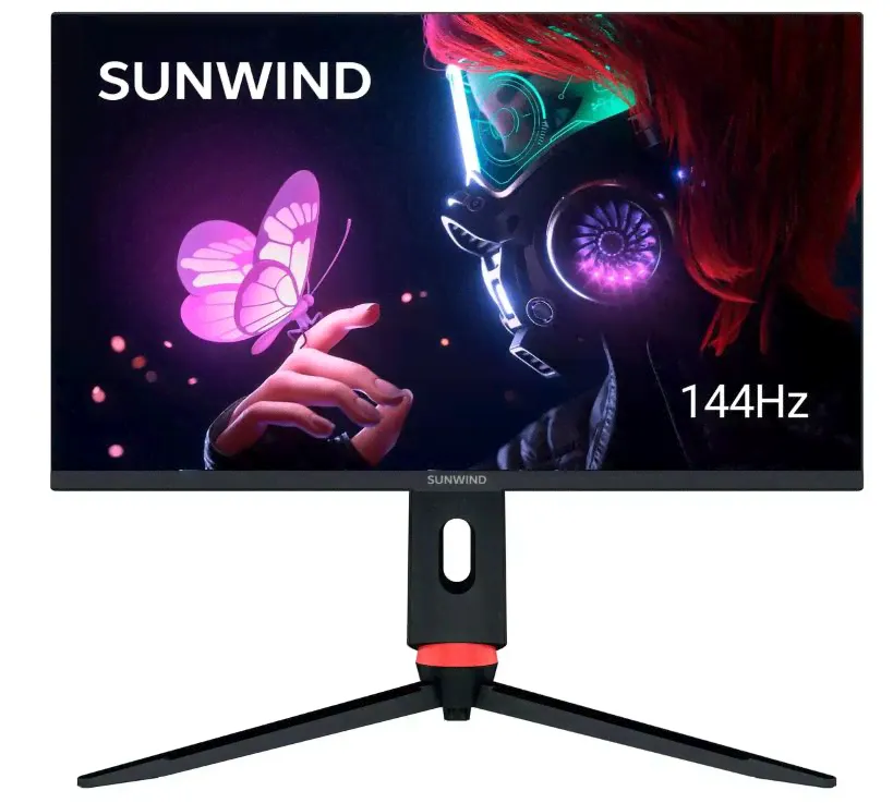 SUNWIND 23.8" Монитор SUN-M24BG120 SUN-M24BG120, черный