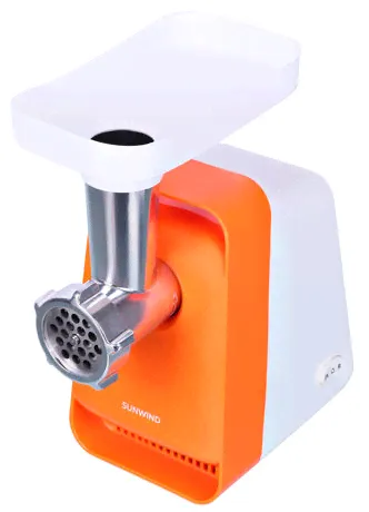 Электромясорубка SUNWIND SWG181 White/Orange-0